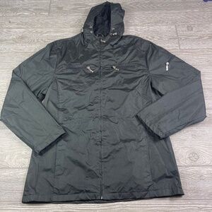 I5 APPAREL Waterproof Hooded Jacket Women's Plus size 1X Black